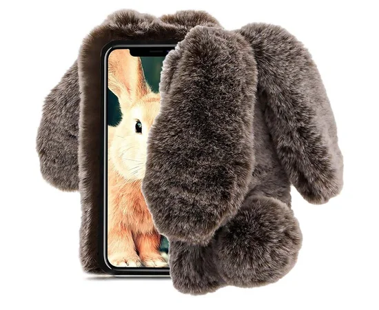 Чохол TPU Rabbit для Apple iPhone 16 (6.1") Brown