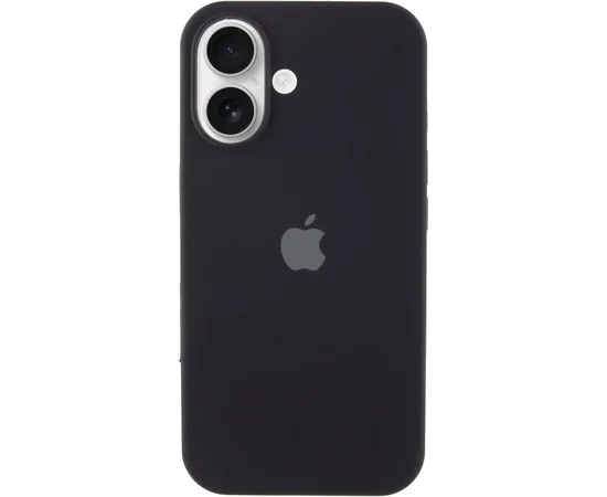 Чехол Silicone Case Full Protective (AA) для Apple iPhone 16 (6.1") Черный / Black