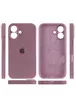 Чохол Silicone Case Full Camera Protective (AA) для Apple iPhone 16 (6.1") Ліловий / Lilac Pride