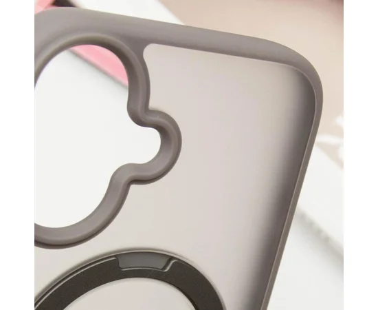 Чехол Ummi Colorful with MagSafe HQ Ring для Apple iPhone 16 (6.1") Grey