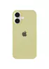 Чехол Silicone Case Full Protective (AA) для Apple iPhone 16 (6.1") Желтый / Mellow Yellow