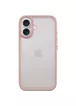 TPU+PC чохол Metal Buttons для Apple iPhone 16 (6.1") Рожевий
