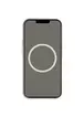 Чехол Silicone case (AAA) with Magsafe and Animation (button) для Apple iPhone 16 (6.1") Stone Grey