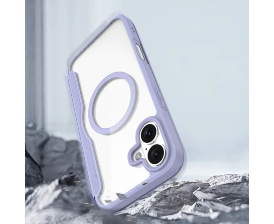 Чохол-книжка Dux Ducis Skin X Pro with MagSafe Apple iPhone 16 (6.1") Purple