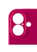 Чохол Silicone Case Full Camera Protective (AA) Apple iPhone 16 (6.1") Червоний / Rose Red