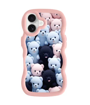 Чохол TPU Cloudy Pictures для Apple iPhone 16 (6.1") Bears