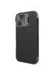 Кожаный чехол-книжка Nillkin Qin Prop для Apple iPhone 16 (6.1") Black