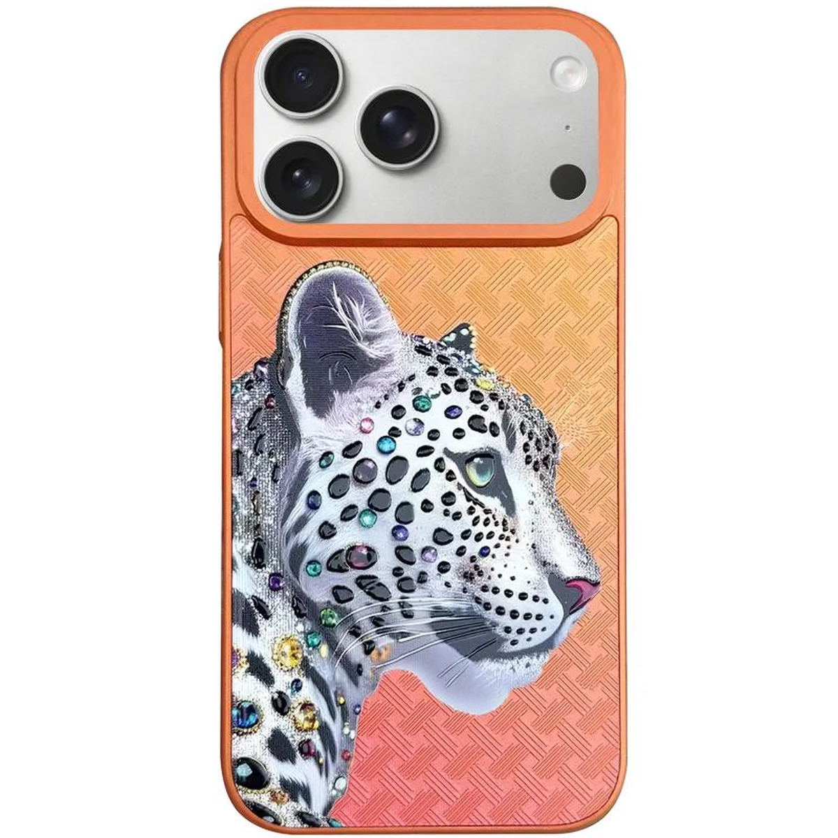 Чехол TPU+PC Crystal Hunt with MagSafe для Apple iPhone 16 (6.1") Orange