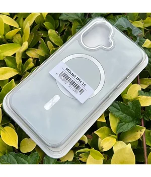 Шкіряний чохол SnapCase with MagSafe для Apple iPhone 16 (6.1") Grey