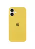 Чехол Silicone Case Full Protective (AA) для Apple iPhone 16 (6.1") Желтый / Yellow