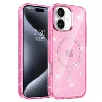 Чехол TPU Eclipse Sparkle (MagFit) для Apple iPhone 16 (6.1") Pink