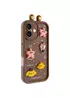 Чехол TPU Toys Case with Ears для Apple iPhone 16 (6.1") Brown