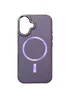 Кожаный чехол SnapCase with MagSafe для Apple iPhone 16 (6.1") Dark Purple