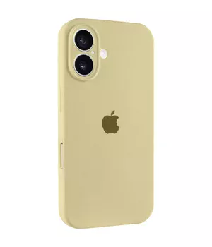 Чохол Silicone Case Full Camera Protective (AA) Apple iPhone 16 (6.1") Жовтий / Mellow Yellow