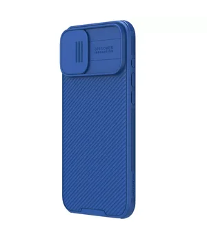 Карбонова накладка Nillkin CamShield Pro для Apple iPhone 16 (6.1") Blue