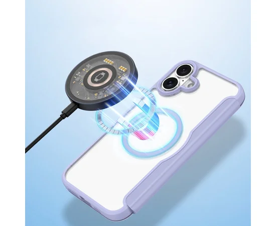 Чохол-книжка Dux Ducis Skin X Pro with MagSafe Apple iPhone 16 (6.1") Purple