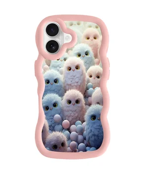 Чехол TPU Cloudy Pictures для Apple iPhone 16 (6.1") Owls