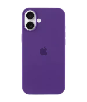Чехол Silicone Case Full Protective (AA) для Apple iPhone 16 (6.1") Фиолетовый / Amethyst