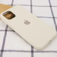 Чохол Silicone Case Full Protective (AA) для Apple iPhone 16 (6.1") Бежевий / Antigue White