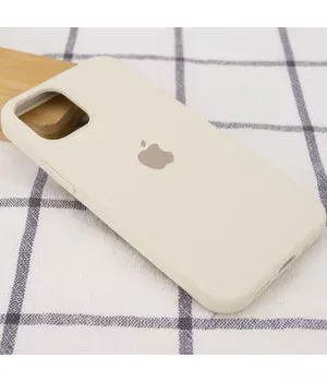 Чехол Silicone Case Full Protective (AA) для Apple iPhone 16 (6.1") Бежевый / Antigue White