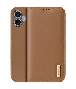 Чехол-книжка Dux Ducis Hivo для Apple iPhone 16 (6.1") Brown