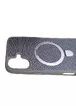 TPU+PC чохол Metal Buttons with MagSafe Carbon Ring для Apple iPhone 16 (6.1") Сірий