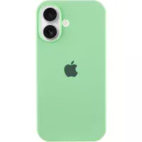 Чехол Silicone Case Full Protective (AA) для Apple iPhone 16 (6.1") Зеленый / Pistachio