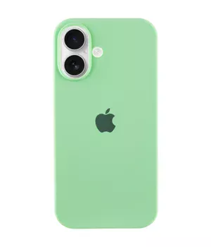 Чехол Silicone Case Full Protective (AA) для Apple iPhone 16 (6.1") Зеленый / Pistachio