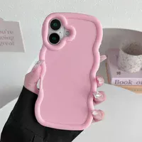 Чохол TPU Ripple для Apple iPhone 16 (6.1") Pink