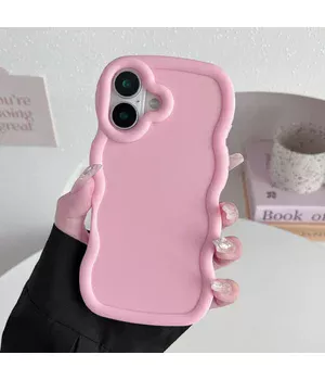 Чохол TPU Ripple для Apple iPhone 16 (6.1") Pink