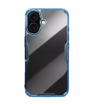 TPU чохол Nillkin Nature Pro Series для Apple iPhone 16 (6.1") Синій (прозорий)
