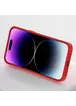 Чехол Silicone Case Full Protective NO LOGO with Ring для Apple iPhone 16 (6.1") Red