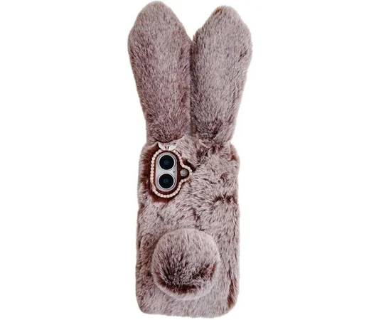 Чохол TPU Rabbit для Apple iPhone 16 (6.1") Brown
