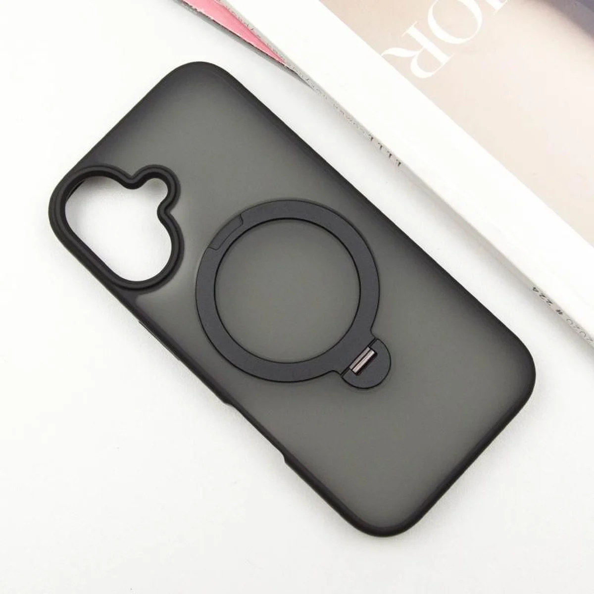 Чехол Ummi Colorful with MagSafe HQ Ring для Apple iPhone 16 (6.1") Black