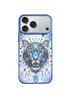 Чехол TPU+PC Crystal Hunt with MagSafe для Apple iPhone 16 (6.1") Blue