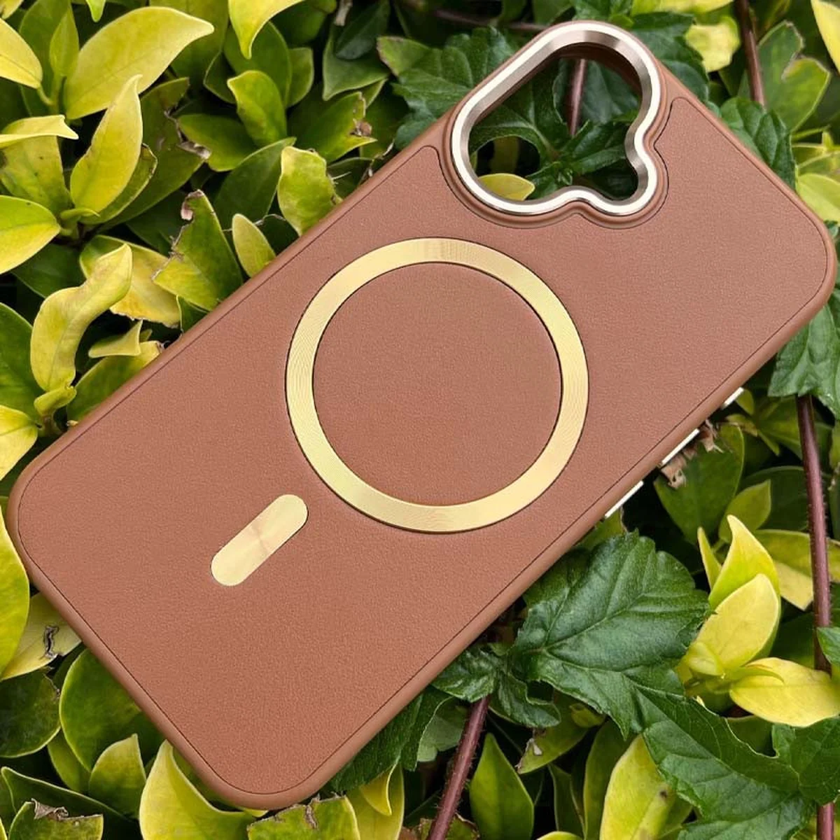 Шкіряний чохол SnapCase with MagSafe для Apple iPhone 16 (6.1") Brown