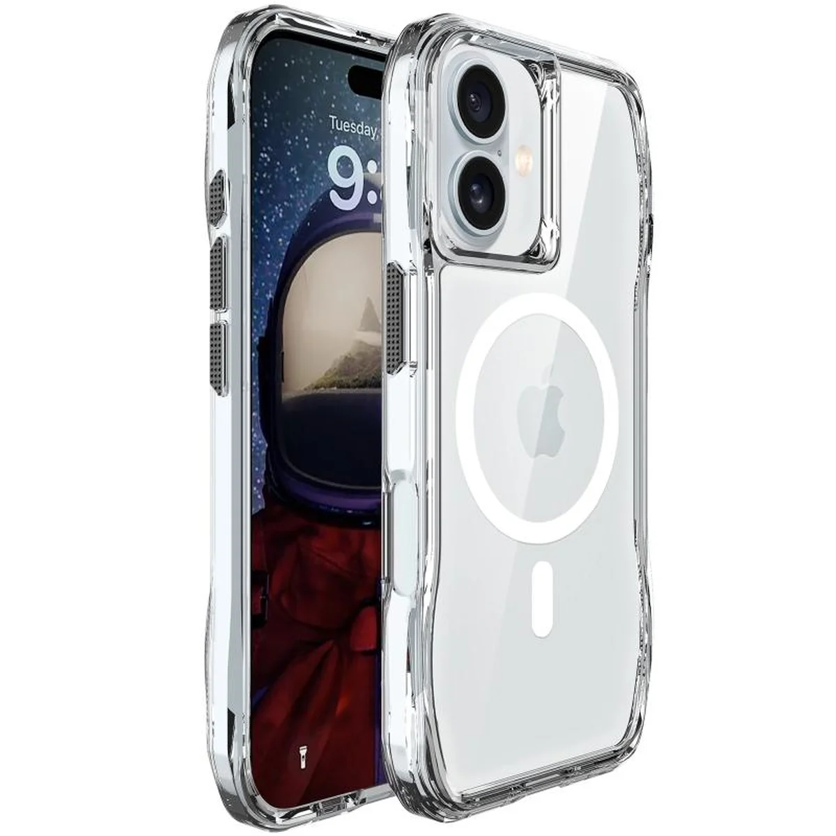 Чохол TPU Space Octagon with MagSafe для Apple iPhone 16 (6.1") Clear