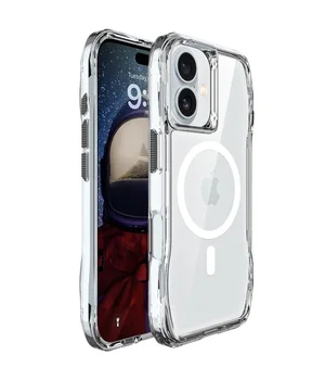 Чехол TPU Space Octagon with MagSafe для Apple iPhone 16 (6.1") Clear