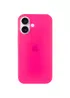 Чохол Silicone Case Full Protective (AA) Apple iPhone 16 (6.1") Рожевий / Barbie pink