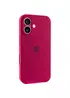 Чохол Silicone Case Full Camera Protective (AA) Apple iPhone 16 (6.1") Червоний / Rose Red