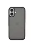 TPU+PC чехол Metal Buttons для Apple iPhone 16 (6.1") Черный