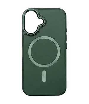 Шкіряний чохол SnapCase with MagSafe для Apple iPhone 16 (6.1") Green