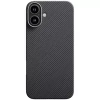Чохол PC Carbon Protection Slim with MagSafe для Apple iPhone 16 (6.1") Black