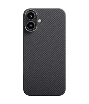 Чехол PC Carbon Protection Slim with MagSafe для Apple iPhone 16 (6.1") Black