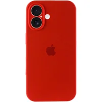 Чохол Silicone Case Full Camera Protective (AA) Apple iPhone 16 (6.1") Червоний / Red