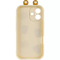 Чохол TPU Toys Case with Ears для Apple iPhone 16 (6.1") Sand