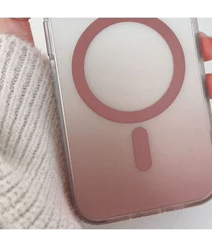 Чохол TPU+PC Shadow with MagSafe для Apple iPhone 16 (6.1") Rose Gold