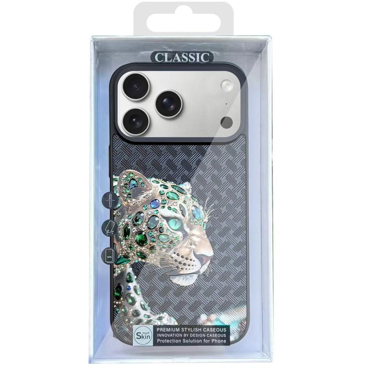 Чехол TPU+PC Crystal Hunt with MagSafe для Apple iPhone 16 (6.1") Black