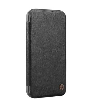 Шкіряний чохол-книжка Nillkin Qin Prop для Apple iPhone 16 (6.1") Black