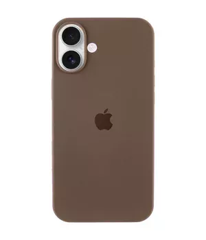 Чохол Silicone Case Full Protective (AA) Apple iPhone 16 (6.1") Коричневий / Brown